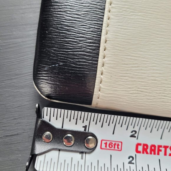 RLL Black and White Leather Cross Body Polo Ralph Lauren - Picture 13 of 13